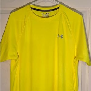 Brand New Yellow  Under Amour running shirt